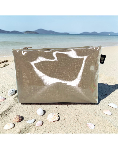 Pochette de plage, "Scintillant" sable