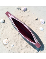 Pochette de plage, "Scintillant" rose