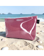 Pochette de plage, "Scintillant" rose