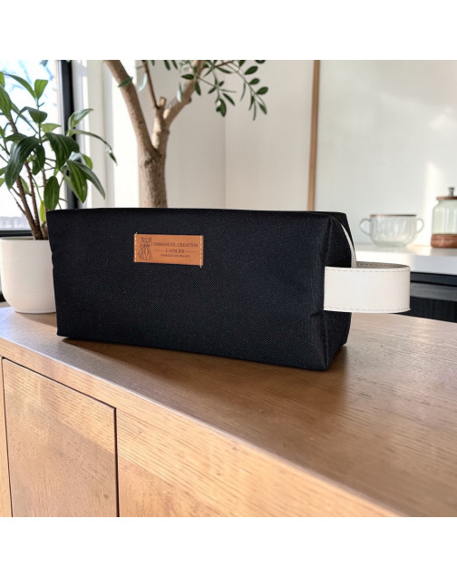 Trousse nomade S, "Brooklyn" noir