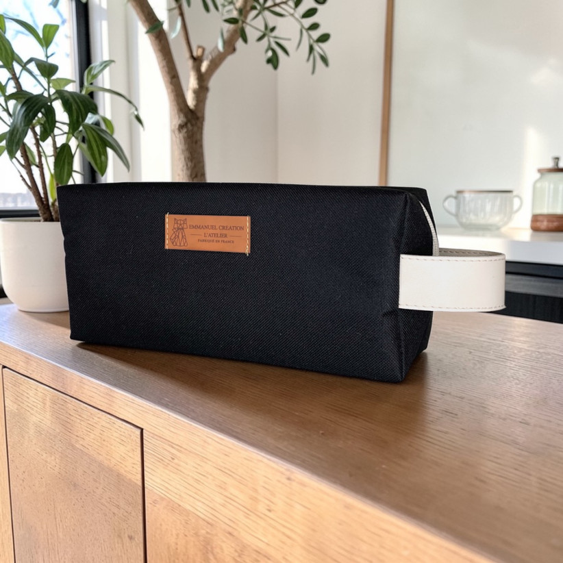 Trousse nomade S, "Brooklyn" noir