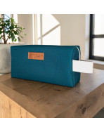 Trousse nomade S, "Brooklyn" jade