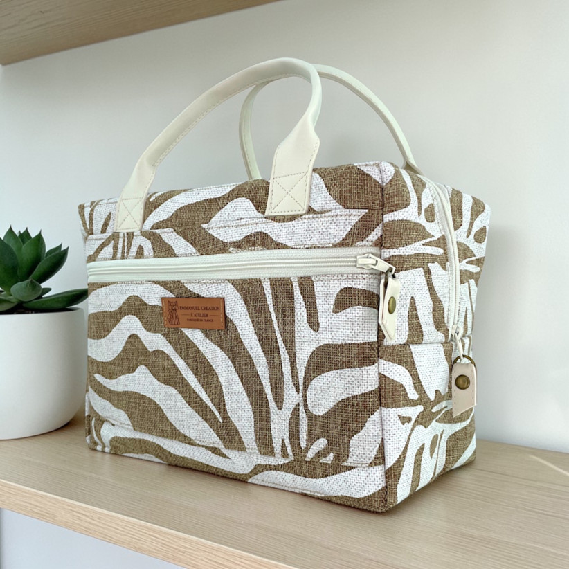 Vanity, "Zebré" blanc