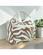 Vanity, "Zebré" blanc