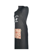 Tablier de cuisine, "Barbecue expert" noir
