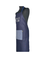 Tablier de cuisine, "Beau gosse en cuisine" marine