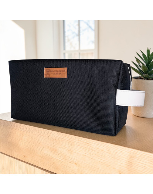 Trousse nomade M, "Brooklyn" noir
