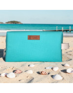 Trousse nomade M, "Brooklyn" vert d'eau