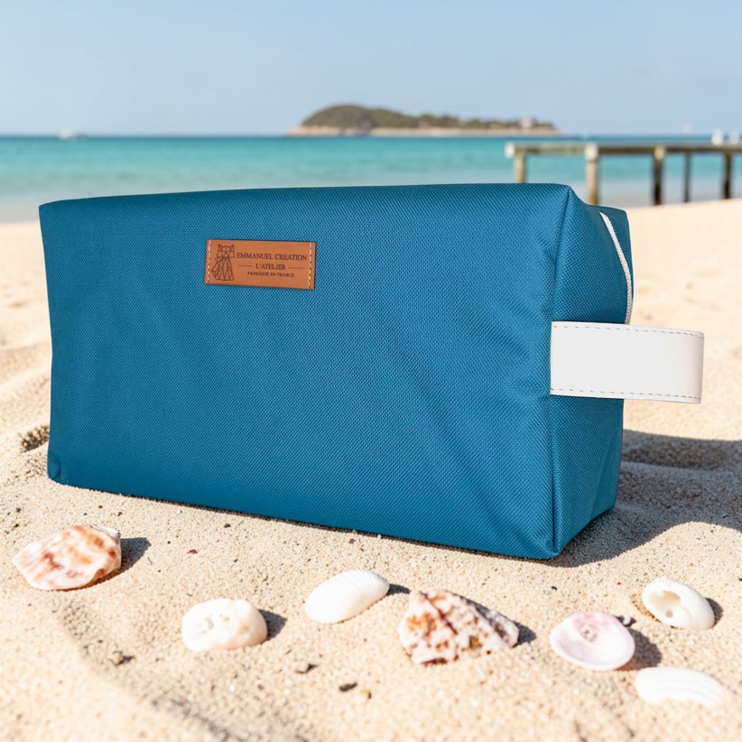 Trousse nomade M, "Brooklyn" pétrole