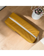 Trousse nomade M, "Brooklyn" moutarde