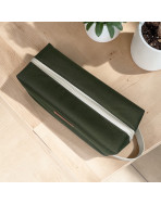 Trousse nomade M, "Brooklyn" kaki
