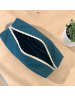 Trousse nomade M, "Brooklyn" jade