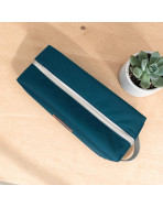 Trousse nomade M, "Brooklyn" jade