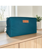 Trousse nomade M, "Brooklyn" jade