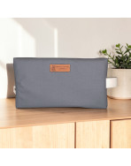 Trousse nomade M, "Brooklyn" gris