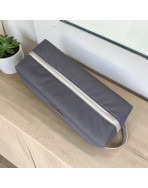 Trousse nomade M, "Brooklyn" gris