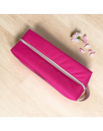Trousse nomade M, "Brooklyn" fuchsia