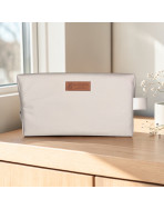 Trousse nomade M, "Brooklyn" écru