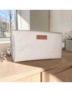 Trousse nomade M, "Brooklyn" écru