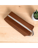 Trousse nomade M, "Brooklyn" camel