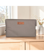 Trousse nomade M, "Brooklyn" beige