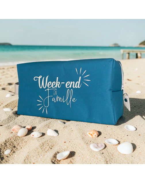 Trousse nomade M, "Week-end en famille" Brooklyn pétrole
