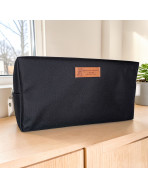 Trousse nomade M, "Tu as de beaux yeux bichette" Brooklyn noir