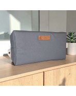 Trousse nomade M, "Rock" Brooklyn gris