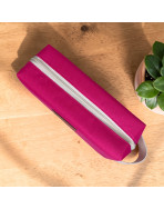 Trousse nomade S, "Parfaite avec plein de jolis défauts" Brooklyn fuchsia