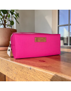 Trousse nomade S, "Parfaite avec plein de jolis défauts" Brooklyn fuchsia