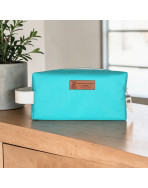 Trousse nomade S, "Brooklyn" vert d'eau