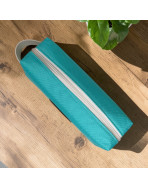 Trousse nomade S, "Brooklyn" vert d'eau