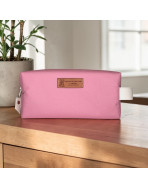Trousse nomade S, "Brooklyn" rose poudré