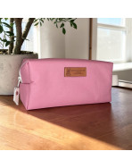 Trousse nomade S, "Brooklyn" rose poudré