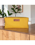 Trousse nomade S, "Brooklyn" moutarde