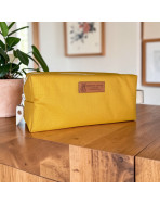 Trousse nomade S, "Brooklyn" moutarde