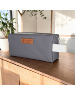 Trousse nomade S, "Brooklyn" gris