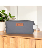 Trousse nomade S, "Brooklyn" gris