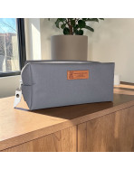 Trousse nomade S, "Brooklyn" gris