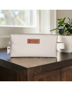 Trousse nomade S, "Brooklyn" écru