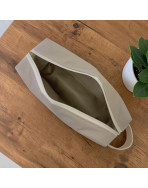 Trousse nomade S, "Brooklyn" écru