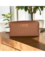 Trousse nomade S, "Brooklyn" camel