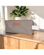 Trousse nomade S, "Brooklyn" beige