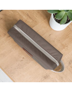 Trousse nomade S, "Brooklyn" beige