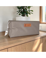 Trousse nomade S, "Brooklyn" beige