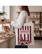 Tote bag, "Bordeaux pont de pierre"