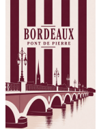 Tote bag, "Bordeaux pont de pierre"