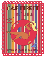 Tote bag, "Cap ferret face à la mer entre la dune et les pins (rose)"