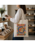 Tote bag, "Jus frais orange bio"