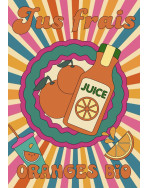 Tote bag, "Jus frais orange bio"